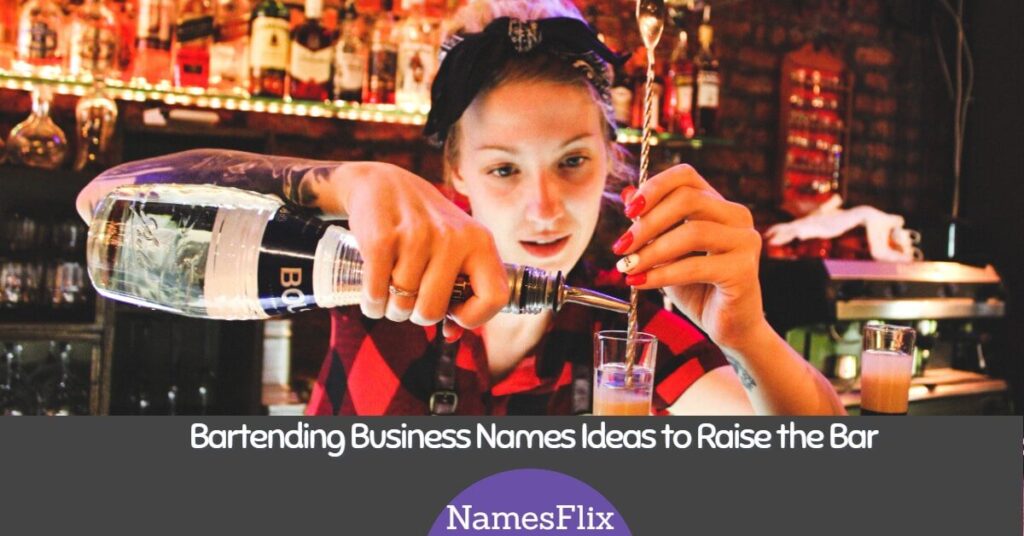 Bartending Business Names