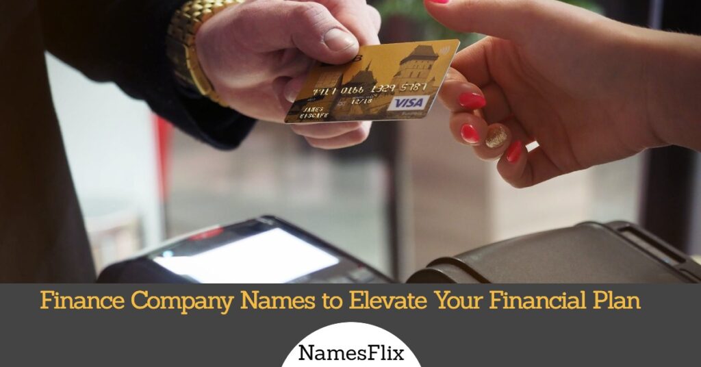 Finance Company Names