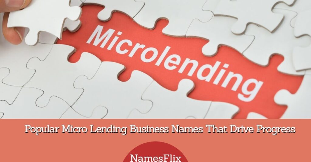 Micro Lending Business Names