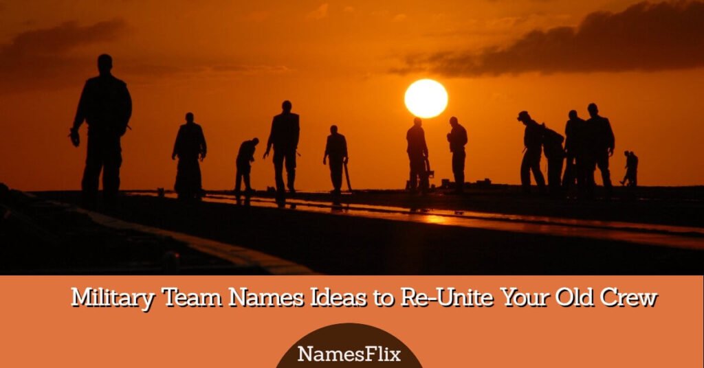 Military Team Names