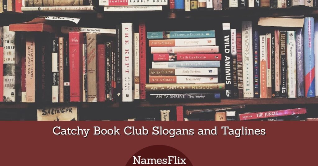 Book Club Slogans