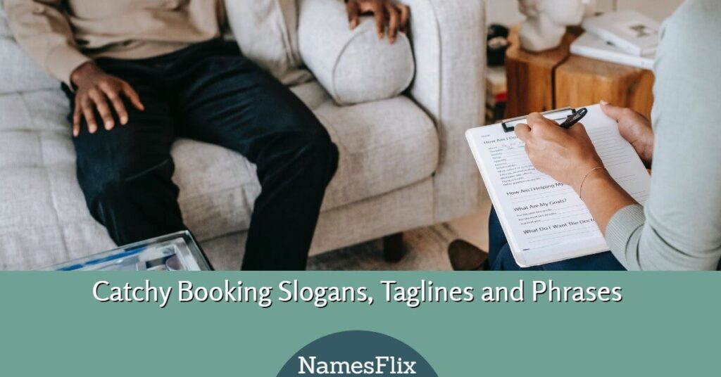 Booking Slogans