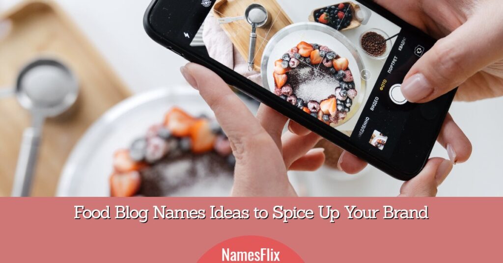 Food Blog Names