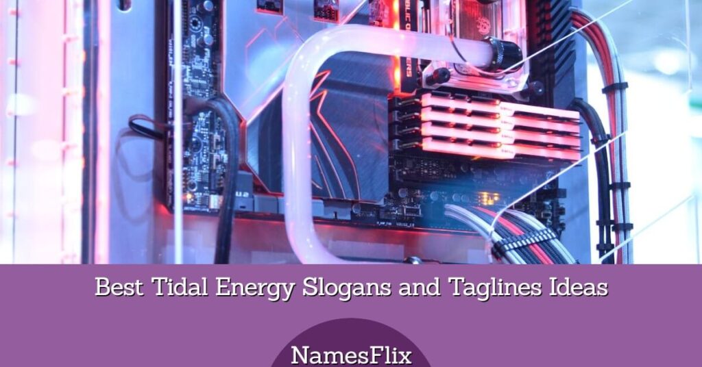 Tidal Energy Slogans