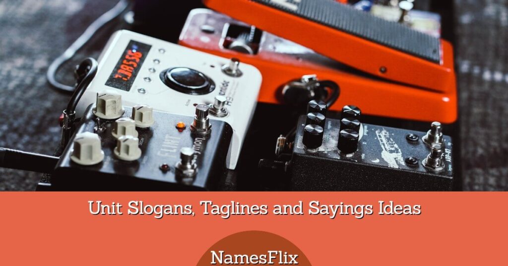 Unit Slogans
