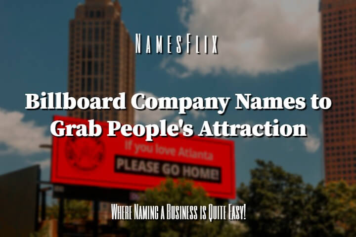 Billboard Company Names
