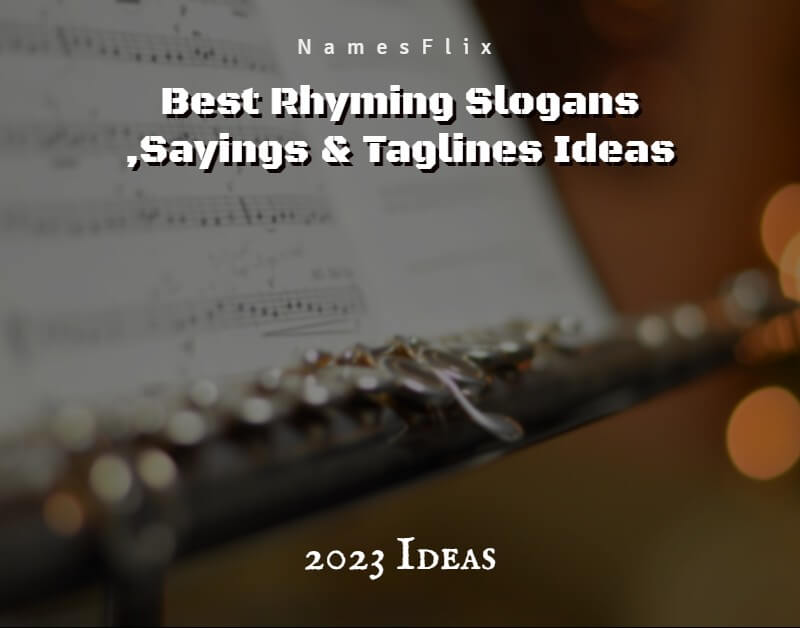 Rhyming Slogans