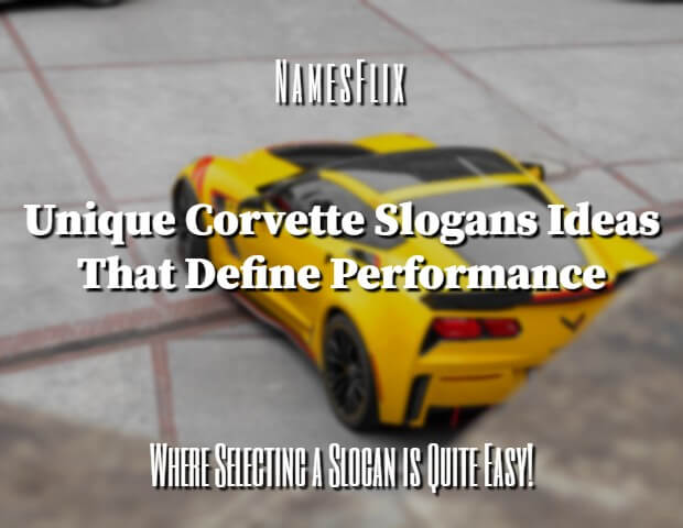 Corvette Slogans
