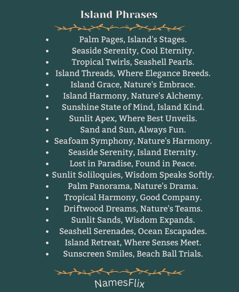 Island Phrases