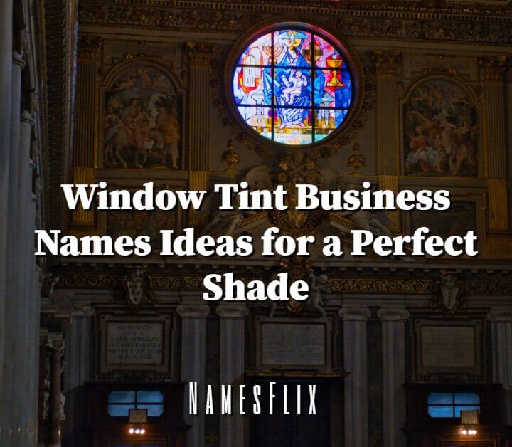 Window Tint Business Names