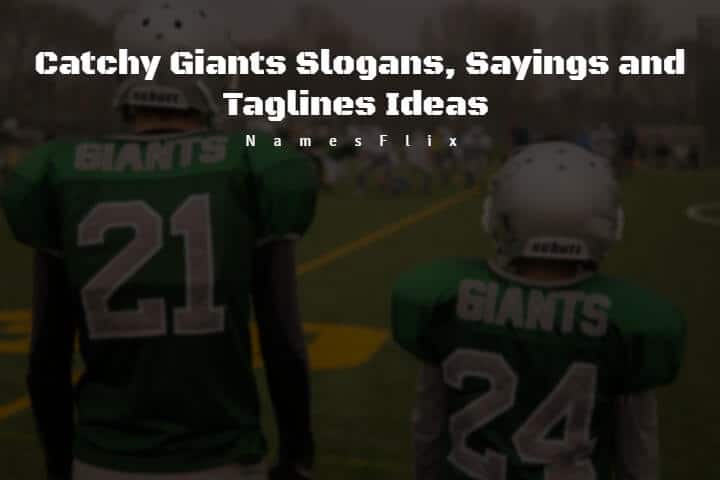 Giants Slogans