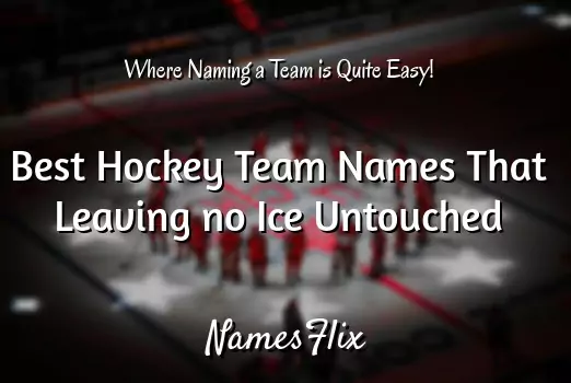 Hockey Team Names