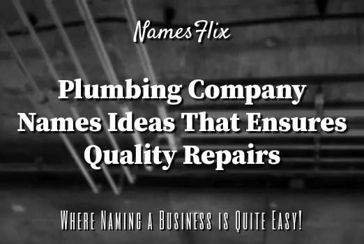 Plumbing Company Names