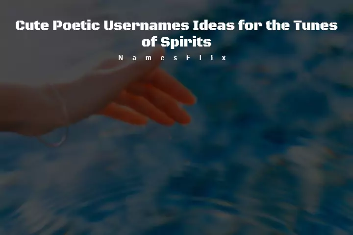 Poetic Usernames