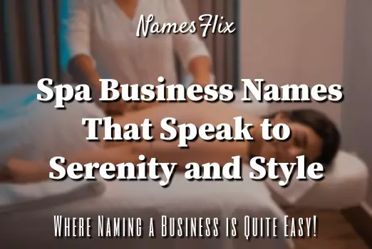 Spa Business Names