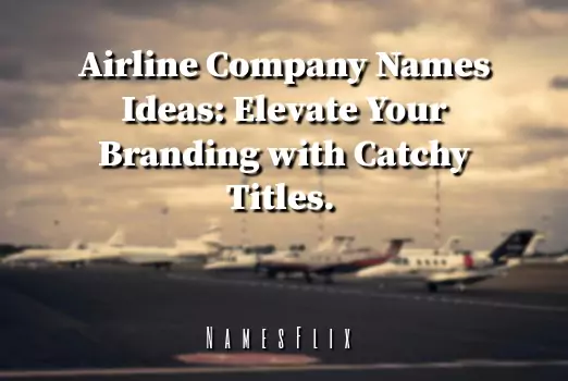 Airline Company Names