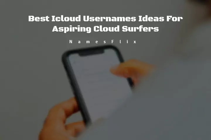 Icloud Usernames