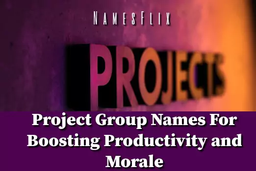 Project Group Names